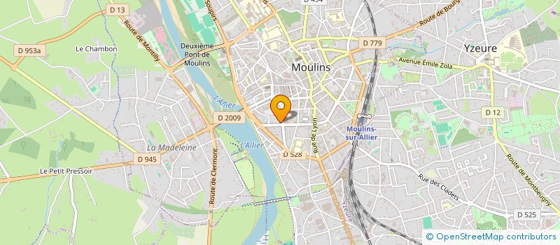 localisation de l'entreprise BRILLON CHEBANCE à MOULINS