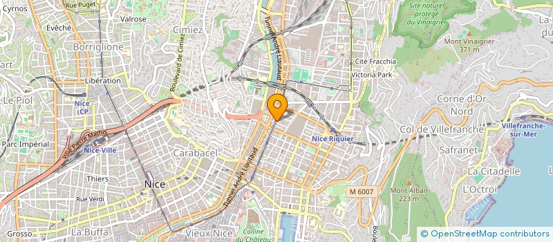 localisation de l'entreprise BRILONIE à NICE
