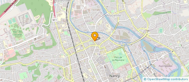 localisation de l'entreprise BRIMA  NANCY