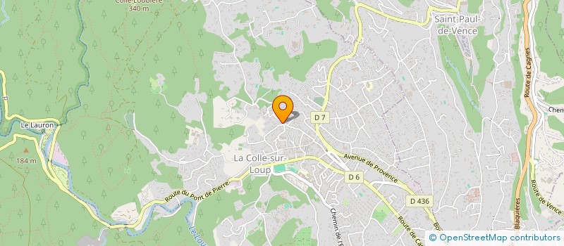 localisation de l'entreprise BRIMA  LA COLLE-SUR-LOUP