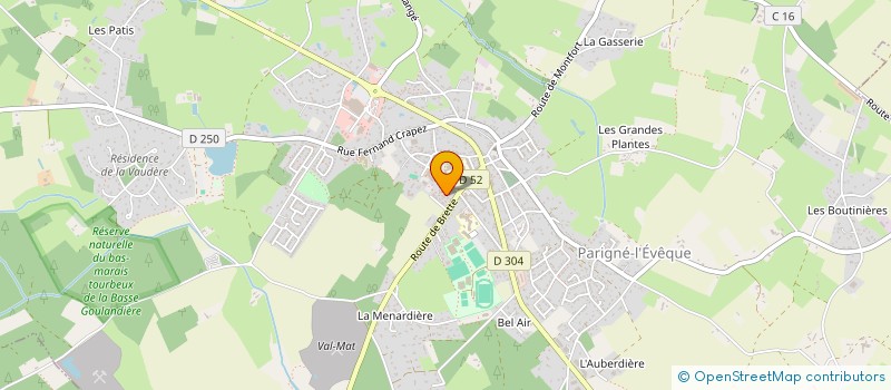 localisation de l'entreprise BRIMA DEVELOPPEMENT à BRETTE-LES-PINS