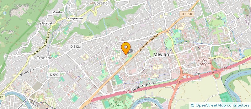 localisation de l'entreprise BRIMACLE  MEYLAN