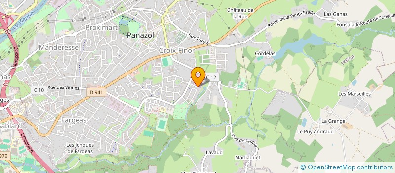 localisation de l'entreprise BRIMAR SARL à PANAZOL