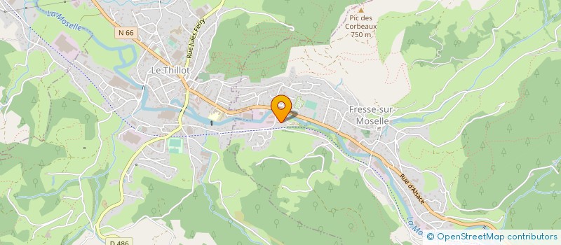 localisation de l'entreprise BRIMAT à FRESSE-SUR-MOSELLE