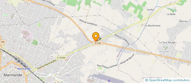 localisation de l'entreprise BRIMAT à MARMANDE