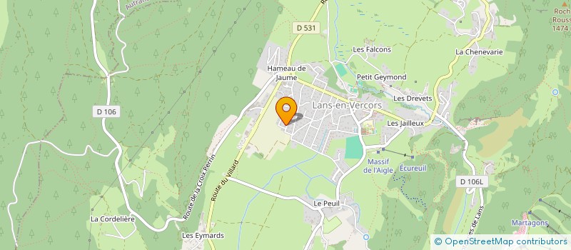 localisation de l'entreprise BRIMBELLE BERTHOD  LANS-EN-VERCORS