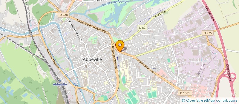 localisation de l'entreprise BRIMI à ABBEVILLE