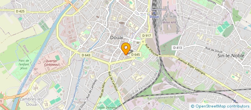localisation de l'entreprise BRIMON à DOUAI