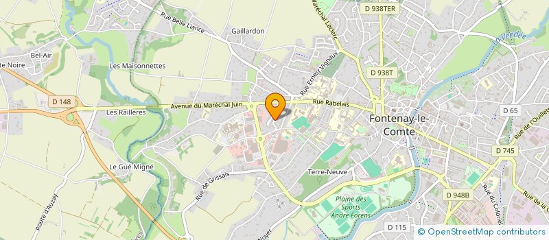 localisation de l'entreprise BRIMS  FONTENAY-LE-COMTE