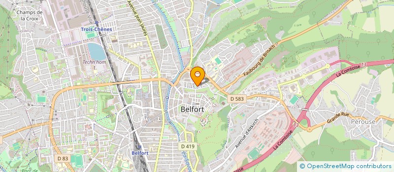 localisation de l'entreprise BRIMS à BELFORT