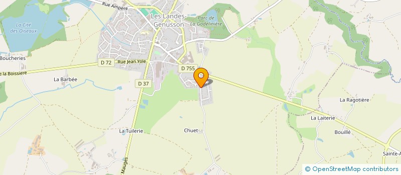 localisation de l'entreprise BRIN  CHANVERRIE