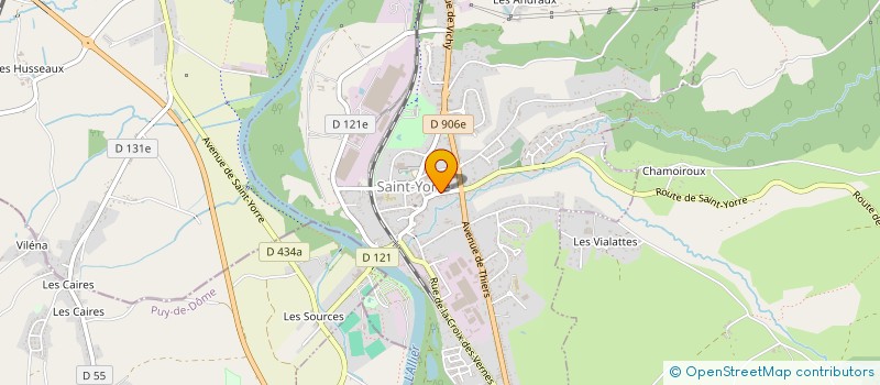 localisation de l'entreprise BRIN D'BULLES  SAINT-YORRE