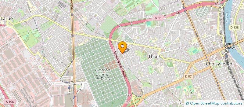 localisation de l'entreprise BRIN D'ELEGANCE à THIAIS