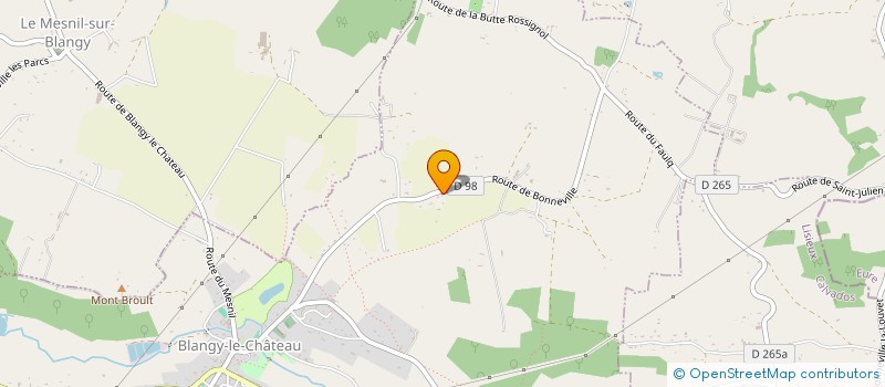 localisation de l'entreprise BRIN D'HERBE  LE FAULQ