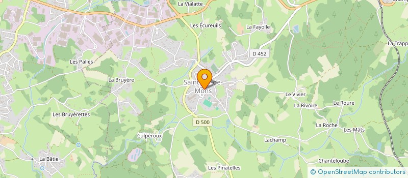 localisation de l'entreprise BRIN D'OSIER à SAINT-PAL-DE-MONS