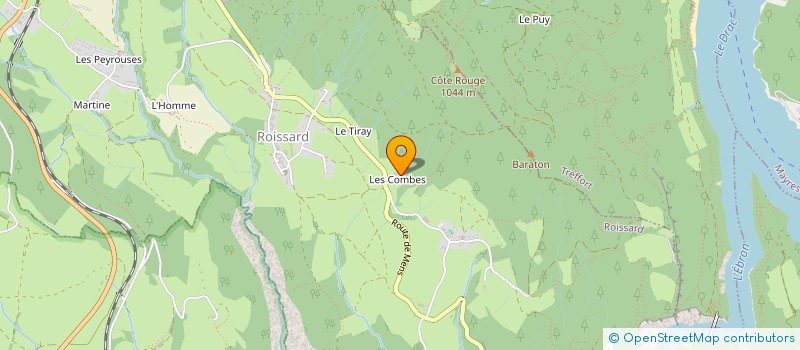 localisation de l'entreprise BRIN D'PAILLE  ROISSARD