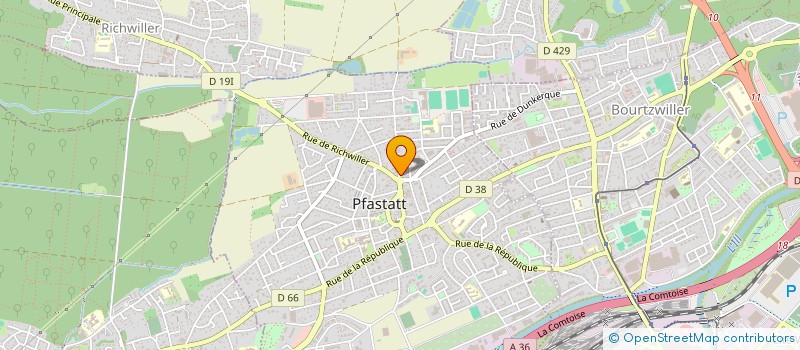 localisation de l'entreprise BRIN DE BEAUTE à PFASTATT