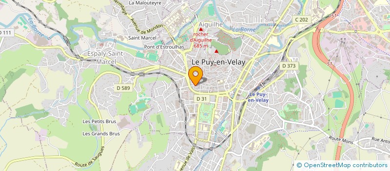 localisation de l'entreprise BRIN DE CUIVRE 43 à LE PUY-EN-VELAY