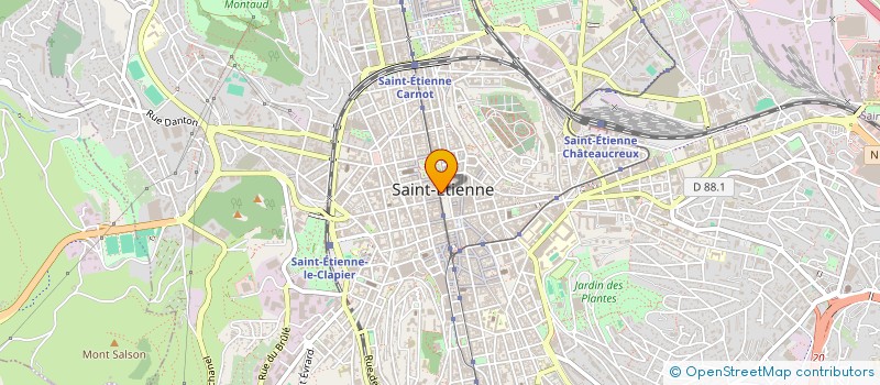 localisation de l'entreprise BRIN DE CUIVRE  SAINT-ETIENNE