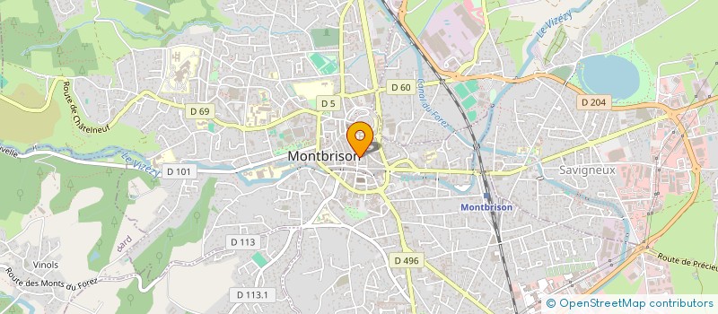 localisation de l'entreprise BRIN DE CUIVRE MONTBRISON  MONTBRISON