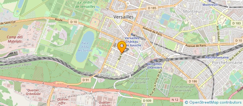 localisation de l'entreprise BRIN DE DENTELLE à VERSAILLES