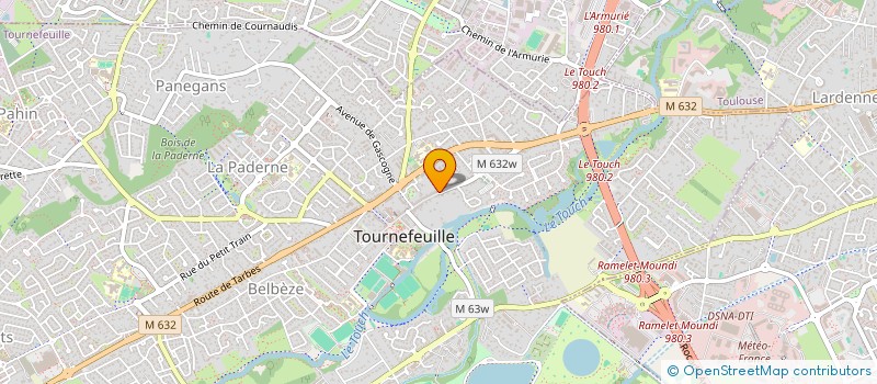 localisation de l'entreprise BRIN DE FINESS  TOURNEFEUILLE