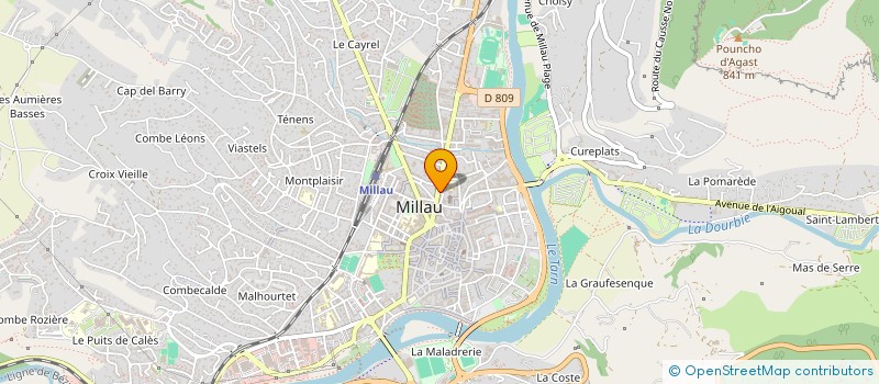 localisation de l'entreprise BRIN DE FOLIE  MILLAU