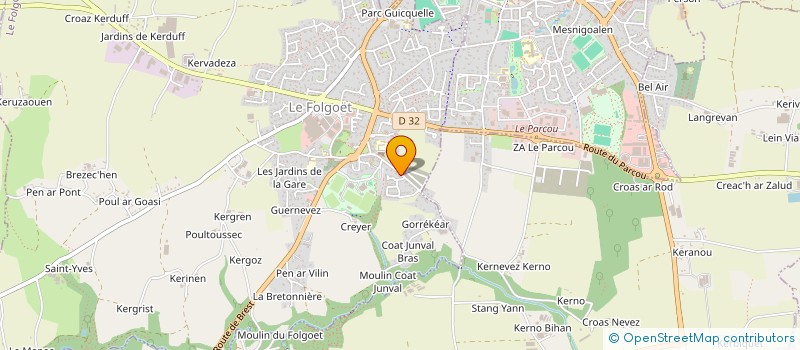 localisation de l'entreprise BRIN DE FOLIE  LE FOLGOET