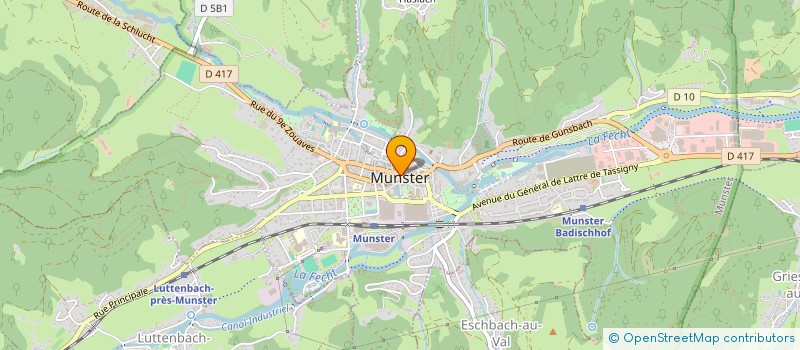 localisation de l'entreprise BRIN DE FOLIE  MUNSTER