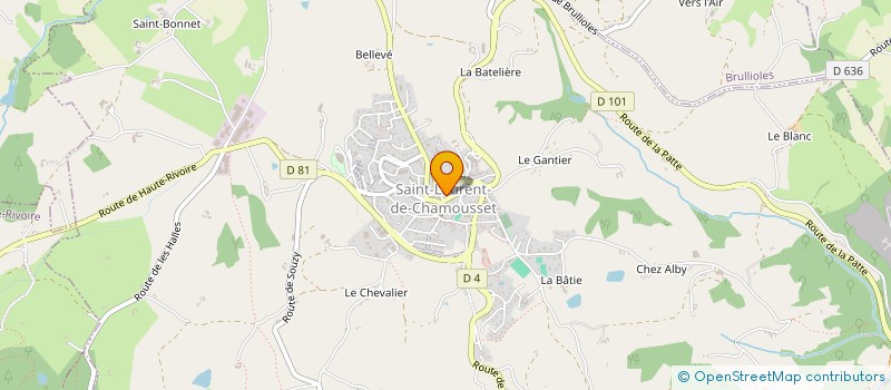 localisation de l'entreprise BRIN DE FOLIE  SAINT-LAURENT-DE-CHAMOUSSET