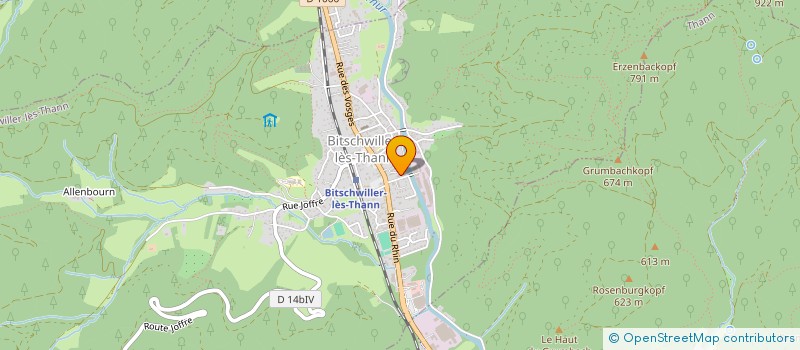 localisation de l'entreprise BRIN DE FOLIES à BITSCHWILLER-LES-THANN