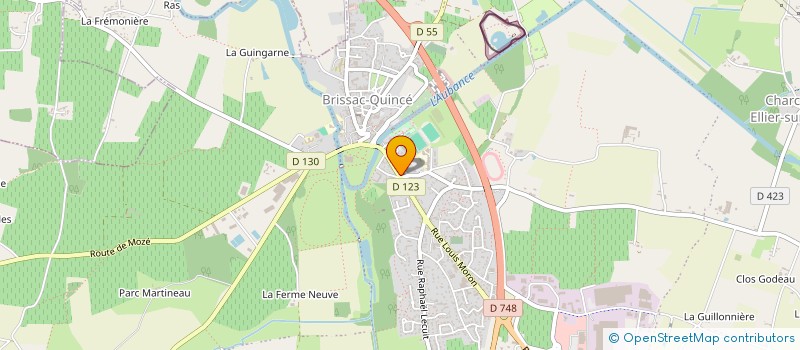localisation de l'entreprise BRIN DE FORME à BRISSAC LOIRE AUBANCE