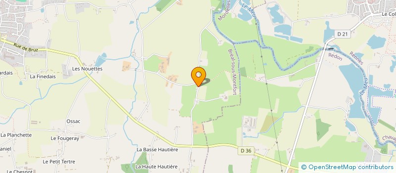 localisation de l'entreprise BRIN DE MUSETTE  BREAL-SOUS-MONTFORT