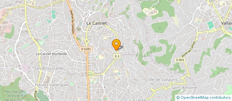 localisation de l'entreprise BRIN DE REVE  LE CANNET