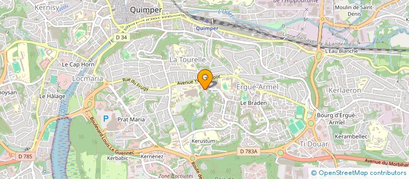 localisation de l'entreprise BRIN DE SOLEIL à QUIMPER