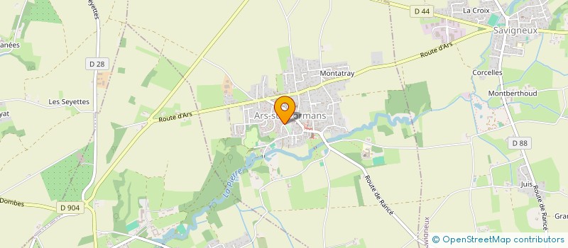 localisation de l'entreprise BRIN DE VACANCES  ARS-SUR-FORMANS