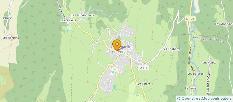 localisation de l'entreprise BRIN2FOLIE à LA CHAPELLE-EN-VERCORS