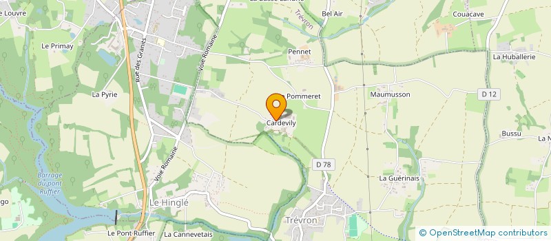 localisation de l'entreprise BRINC  TREVRON