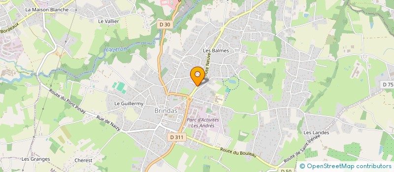localisation de l'entreprise BRIND'AGENCEMENT à BRINDAS