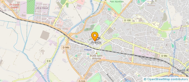 localisation de l'entreprise BRIND'AZUR  FREJUS