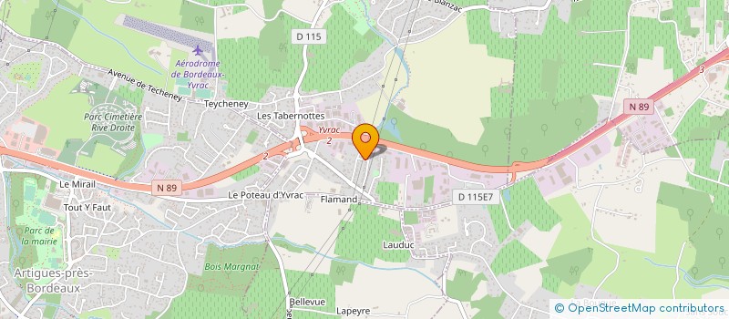 localisation de l'entreprise BRINDALTURA à YVRAC