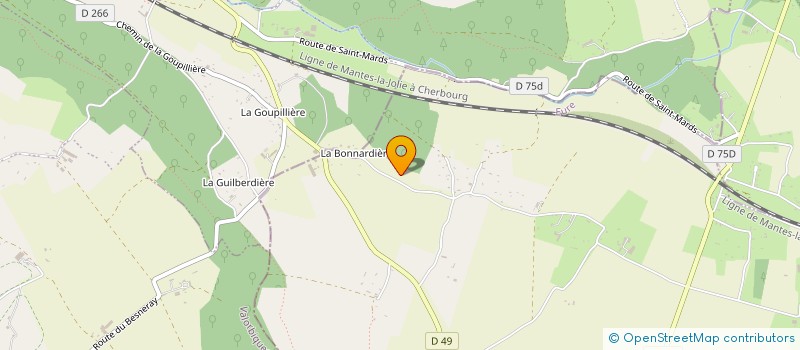 localisation de l'entreprise BRINDAVOINE  LE PLANQUAY