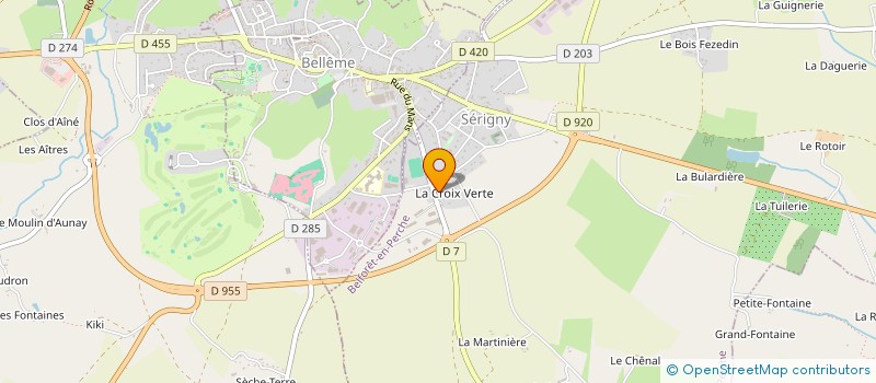 localisation de l'entreprise BRINDEL à BELFORET-EN-PERCHE