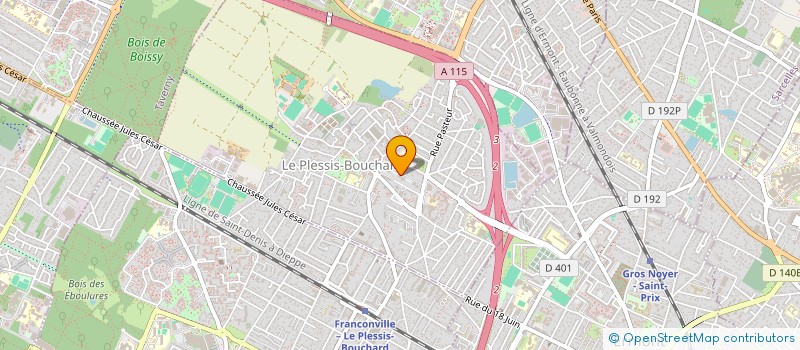 localisation de l'entreprise BRINDELLE MEDIA  LE PLESSIS-BOUCHARD