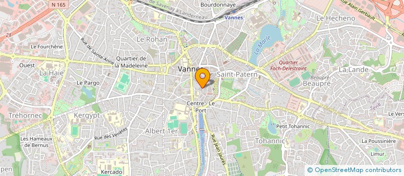 localisation de l'entreprise BRINDILLE à VANNES