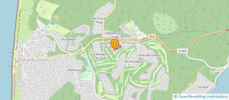 localisation de l'entreprise BRINDILLE à LACANAU