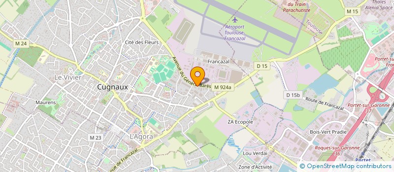 localisation de l'entreprise BRINDIS  CUGNAUX