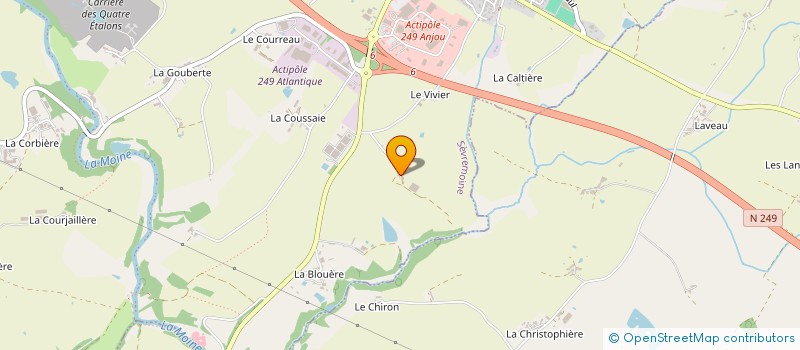 localisation de l'entreprise BRINEL  SEVREMOINE