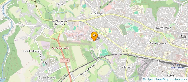 localisation de l'entreprise BRINES  SAINT-BRIEUC