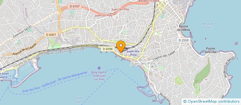 localisation de l'entreprise BRING ALONG à ANTIBES